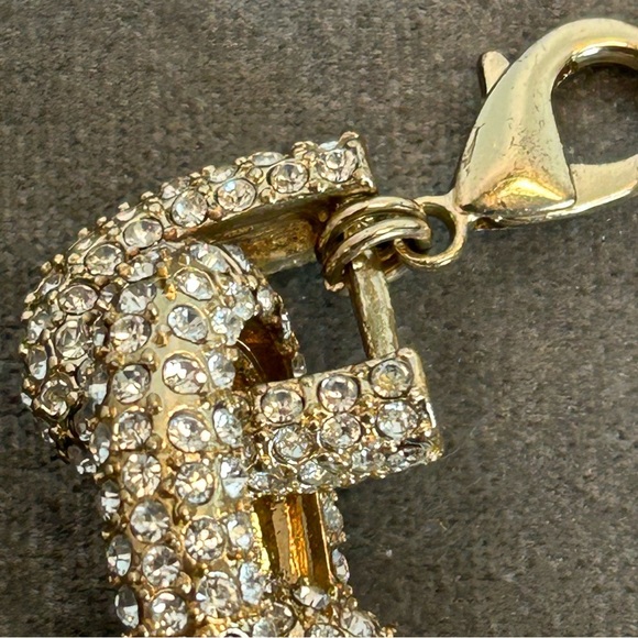 BaubleBar Pave Rhinestone Oval Chain Links Chunky Bracelet